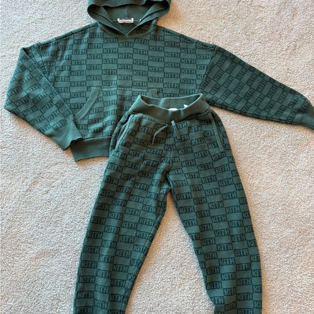 Kith Kids Matching Set in Green